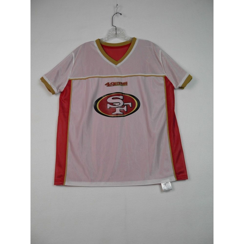 San Francisco 49ers Reversible Flag Football Shirt Jersey Size Adult Medium